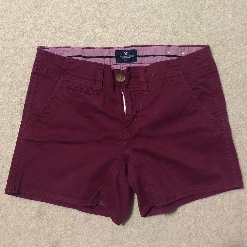 AE chino shorts